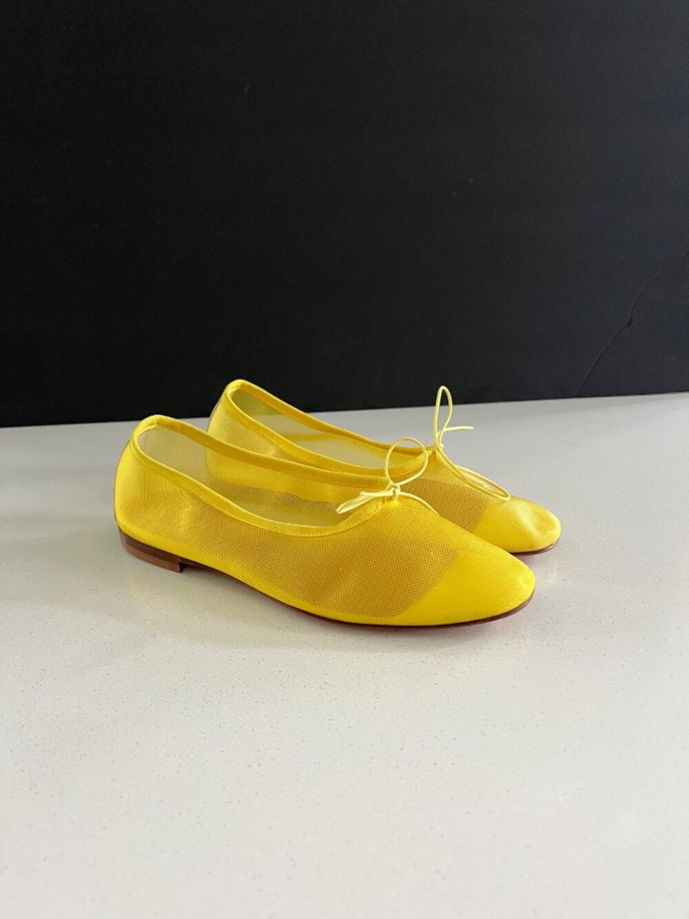 MANSUR GAVRIEL Dream Ballerina bright yellow Flats SIZE 37 NEW - Picture 5 of 10